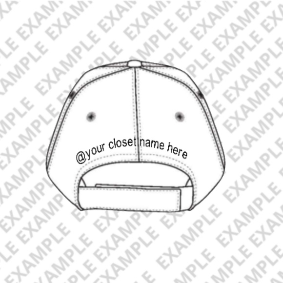 *Add On* Your Closet Name On The Back Of Our Hat - Picture 2 of 2